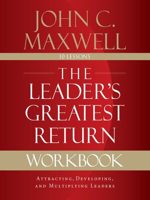 cover image of The Leader's Greatest Return Workbook